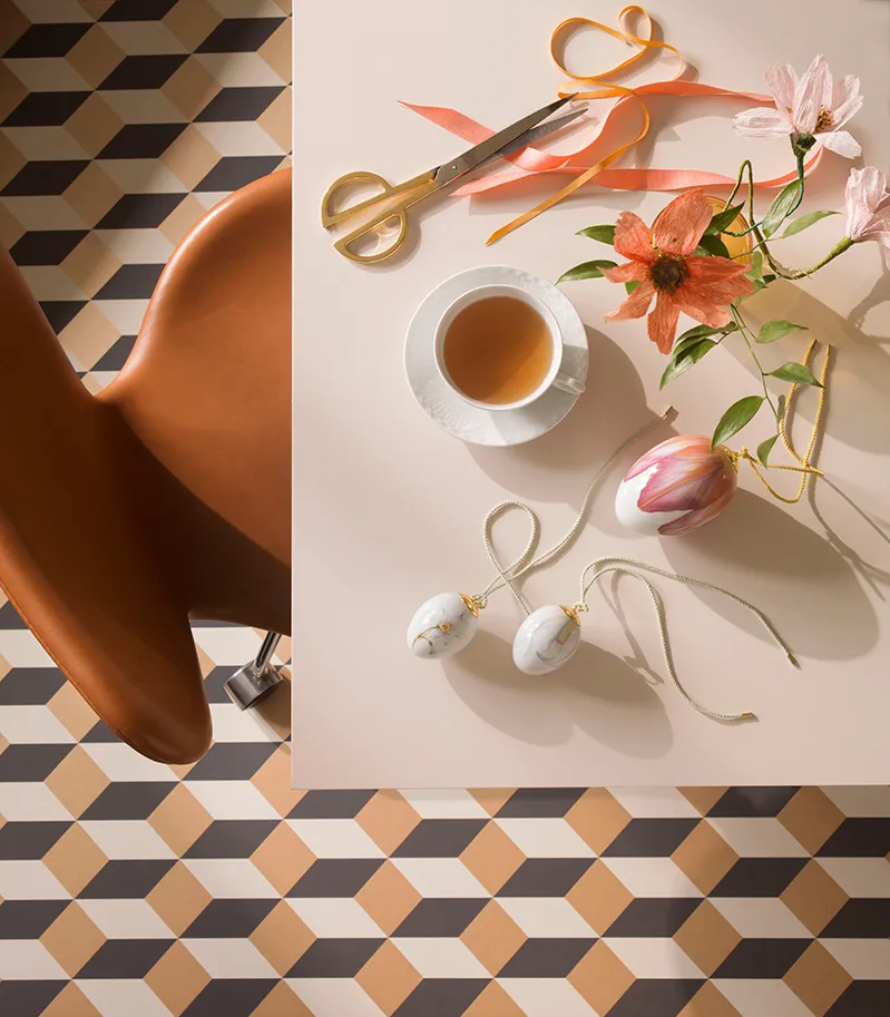 Royal Copenhagen påskeegg 2022 6 cm, Poetens påskelilje knopp Royal Copenhagen