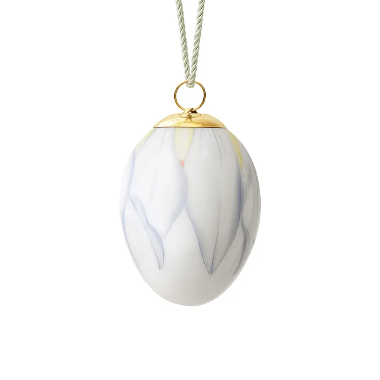 Royal Copenhagen påskeegg 2022 6 cm, Poetens påskelilje kronblad Royal Copenhagen