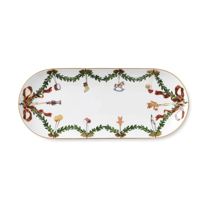 Star Fluted Christmas avlangt fat - Ø 39 cm - Royal Copenhagen