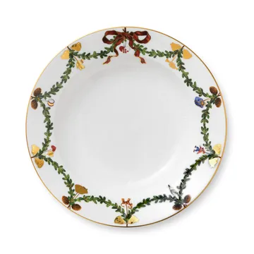 Star Fluted Christmas dyp tallerken - Ø 24 cm - Royal Copenhagen