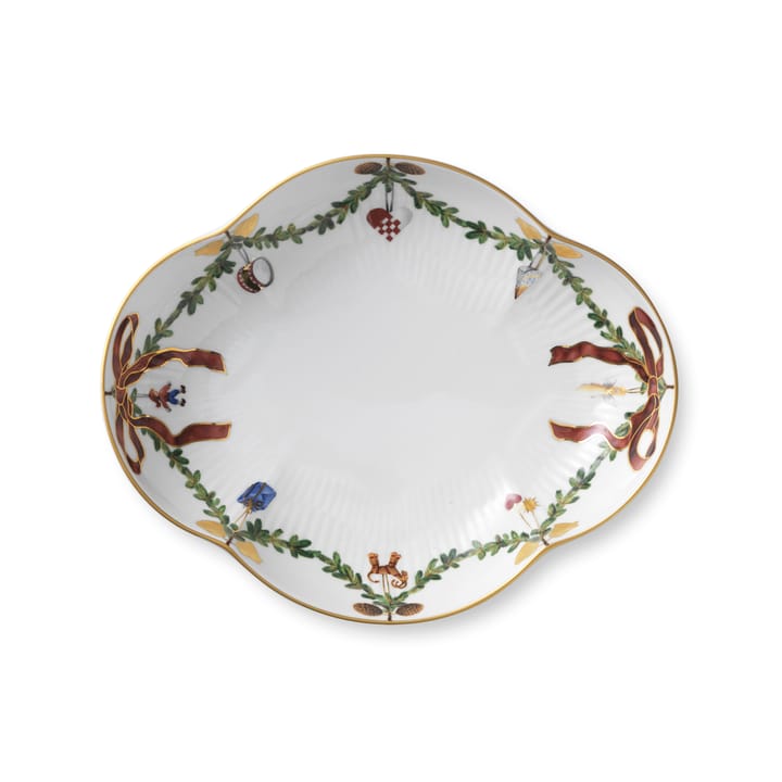 Star Fluted Christmas fat - Ø 18 cm - Royal Copenhagen