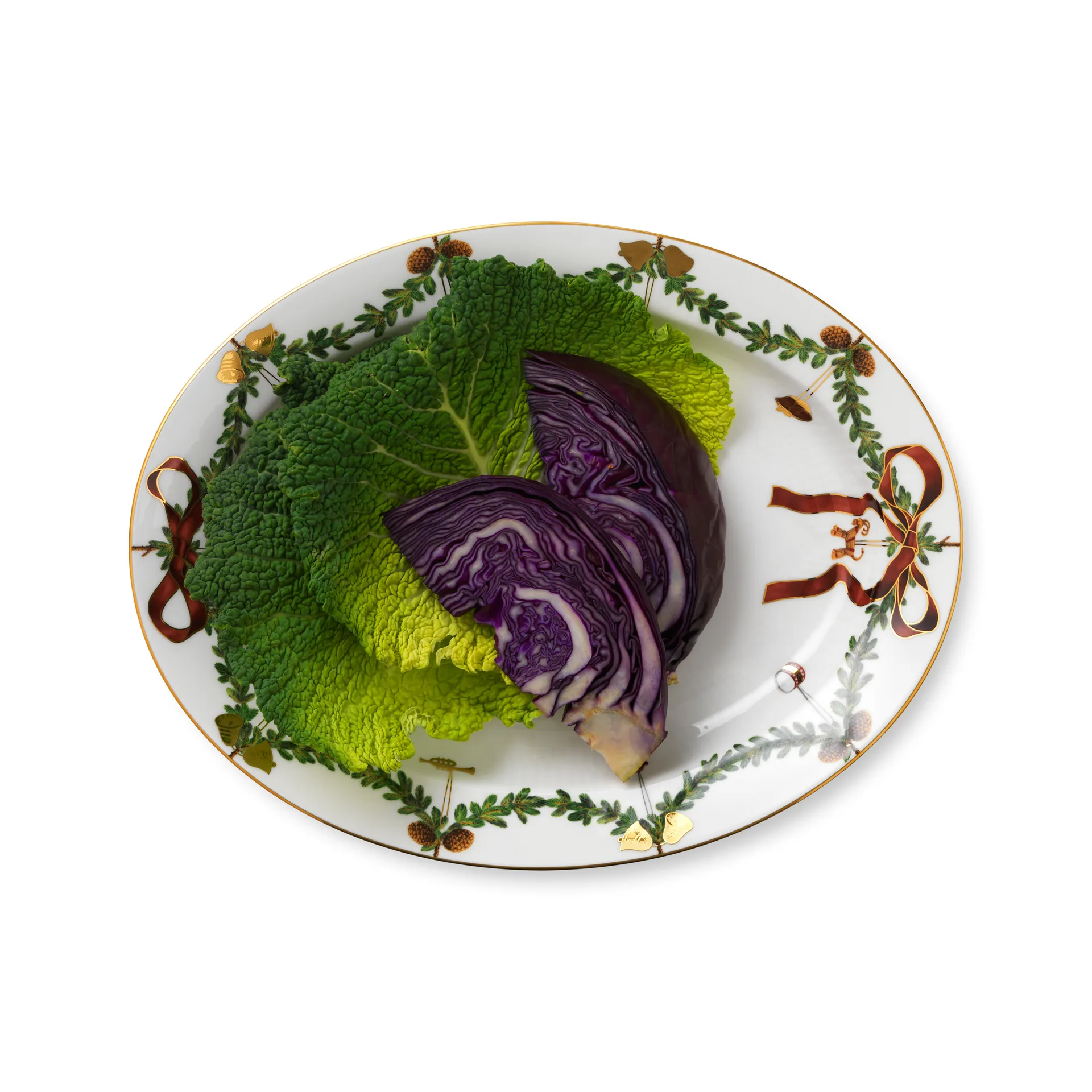 Star Fluted Christmas fat, Ø 37 cm Royal Copenhagen