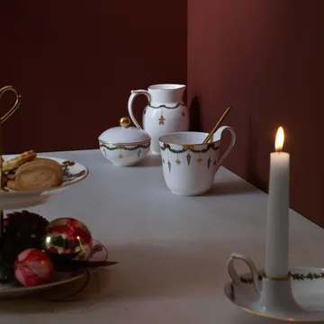 Star Fluted Christmas melkekanne - 39 cl - Royal Copenhagen