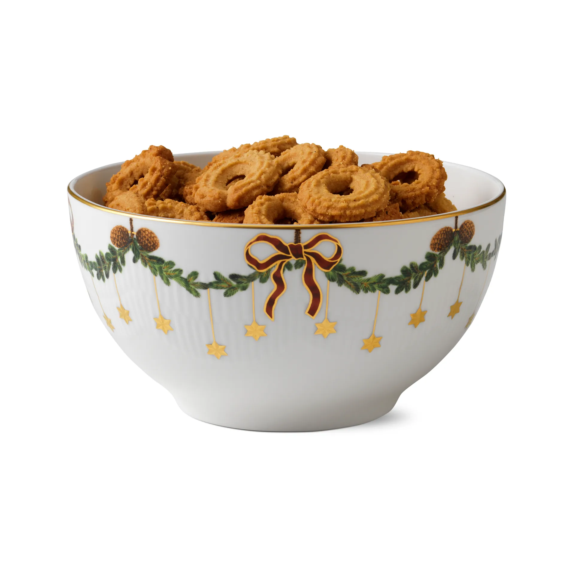 Star Fluted Christmas serveringsskål, 180 cl Royal Copenhagen