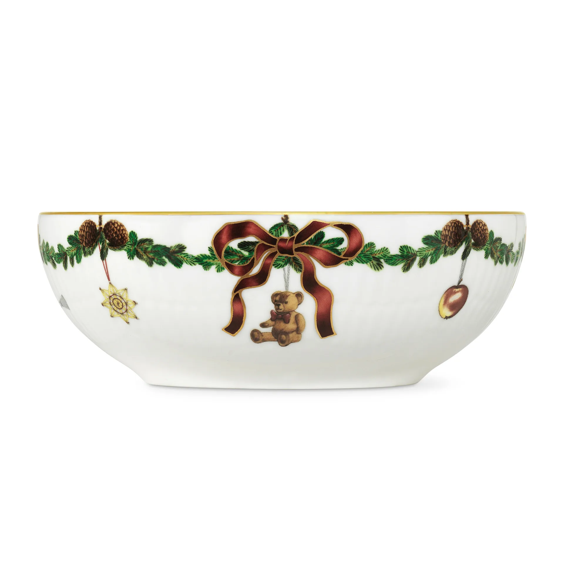 Star Fluted Christmas serveringsskål, 50 cl Royal Copenhagen