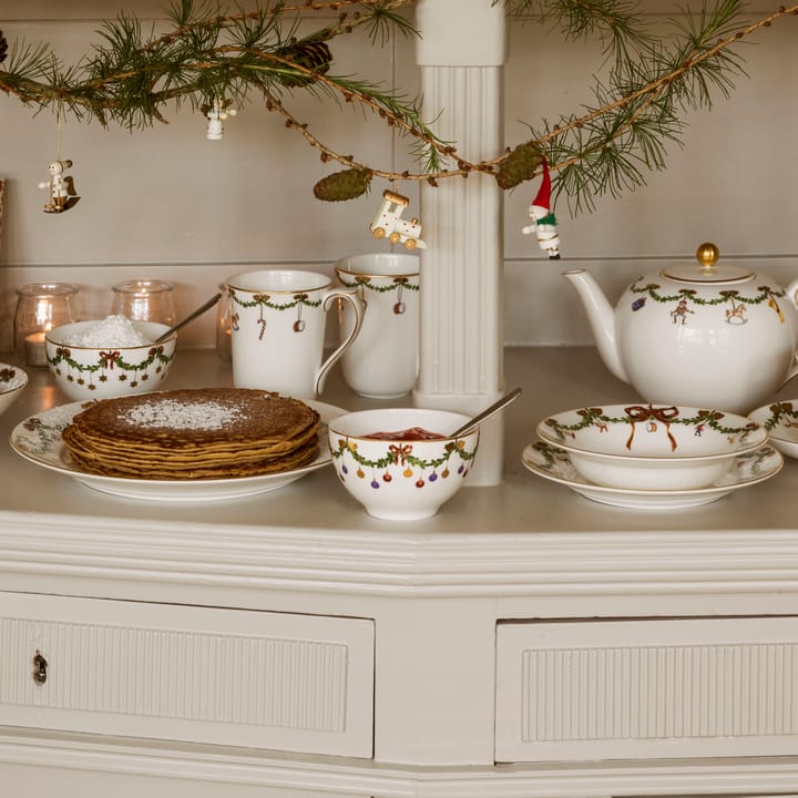 Star Fluted Christmas tekanne, 140 cl Royal Copenhagen
