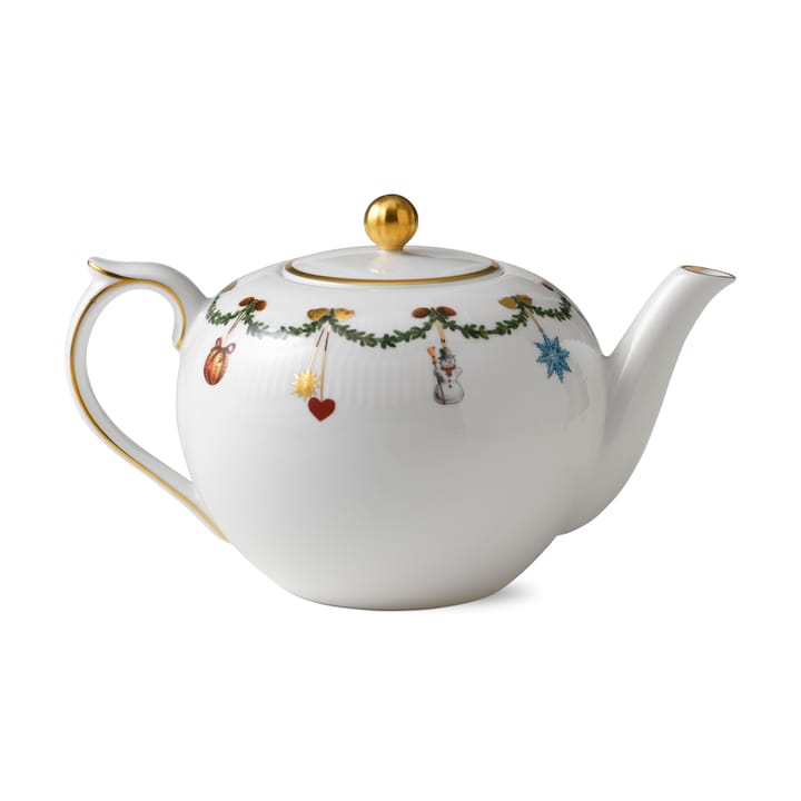 Star Fluted Christmas tekanne, 140 cl Royal Copenhagen