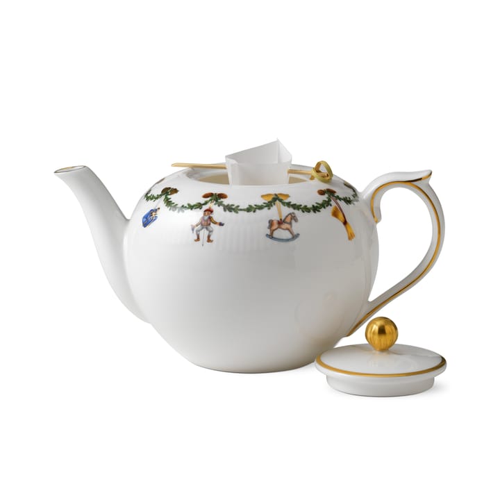 Star Fluted Christmas tekanne, 140 cl Royal Copenhagen