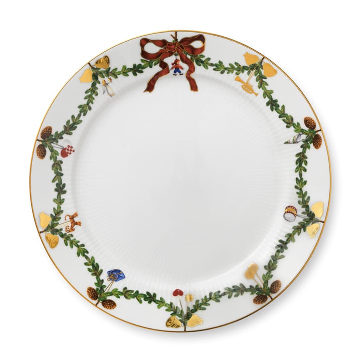 Star Fluted tallerken jul - Ø 27 cm - Royal Copenhagen