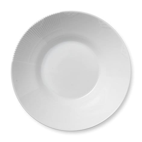 White Elements dyp tallerken - Diameter 25 cm - Royal Copenhagen