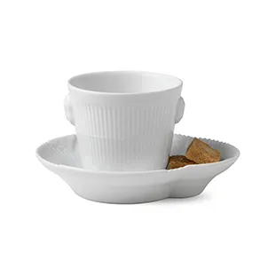 White Elements espressokopp, 10 cl Royal Copenhagen