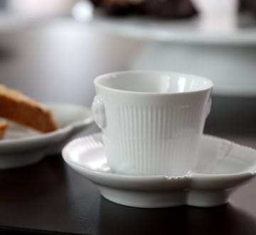 White Elements espressokopp - 10 cl - Royal Copenhagen