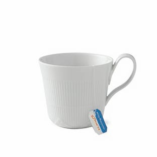 White Elements kopp med høy hank, 35 cl Royal Copenhagen