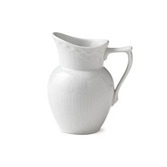 White Fluted Half Lace melkemugge - 17 cl - Royal Copenhagen