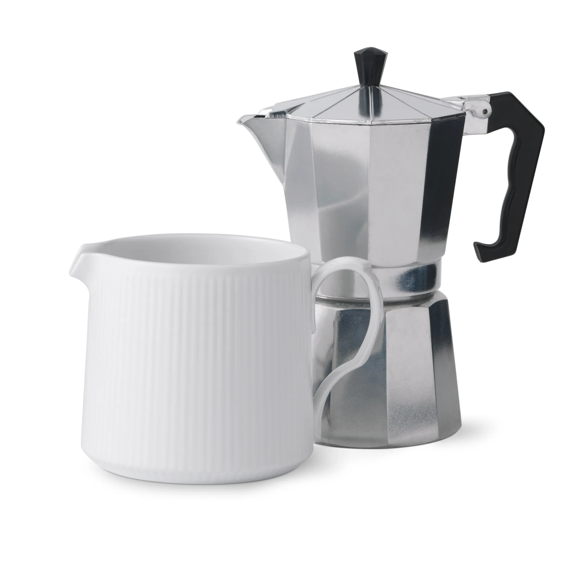 White Fluted Half Lace modern kanne, 70 cl Royal Copenhagen