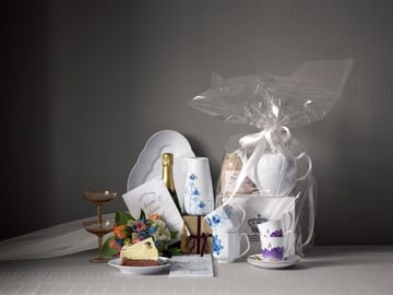White Fluted Half Lace tekanne - 1 liter - Royal Copenhagen
