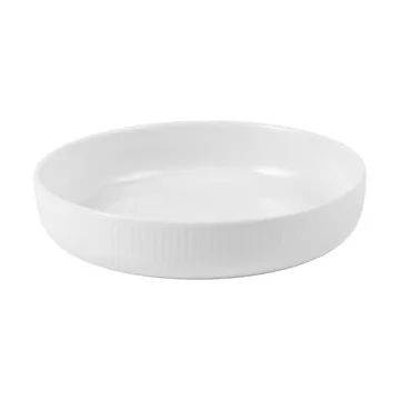 White Fluted ildfast form Ø18,5 cm - White - Royal Copenhagen
