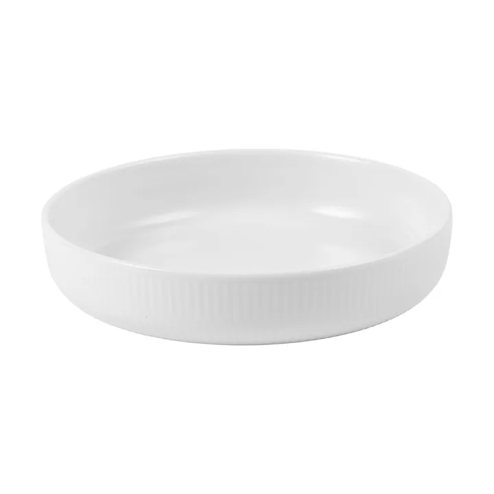 White Fluted ildfast form Ø18,5 cm - White - Royal Copenhagen