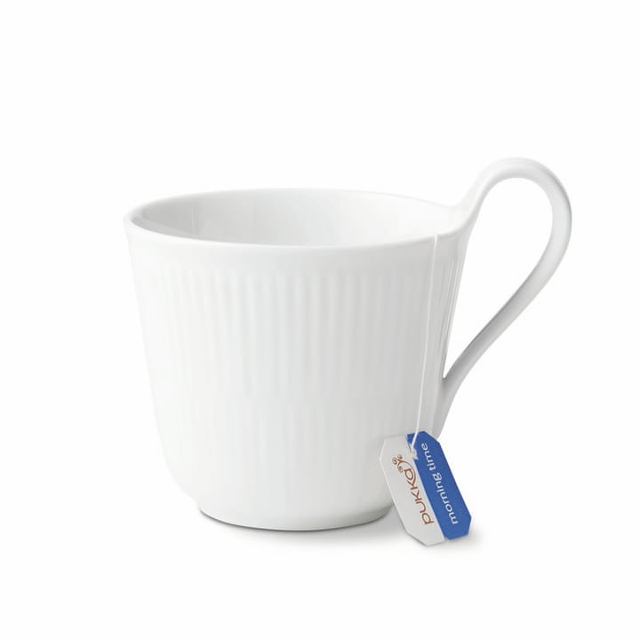 White Fluted kopp med høy hank - 33 cl - Royal Copenhagen