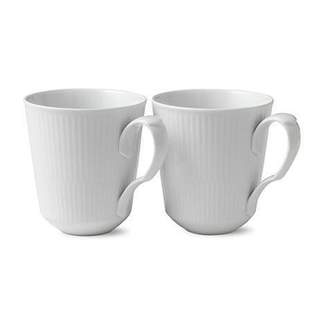 White Fluted krus 2-pakn. - 37 cl - Royal Copenhagen