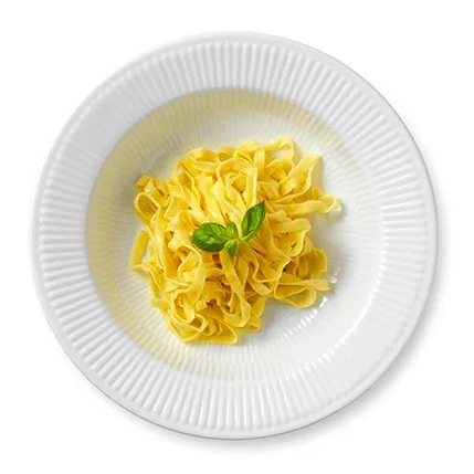 White Fluted latexplate med kant, Ø 30 cm Royal Copenhagen