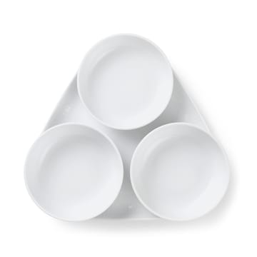 White Fluted serveringssett 4 deler - Hvit - Royal Copenhagen