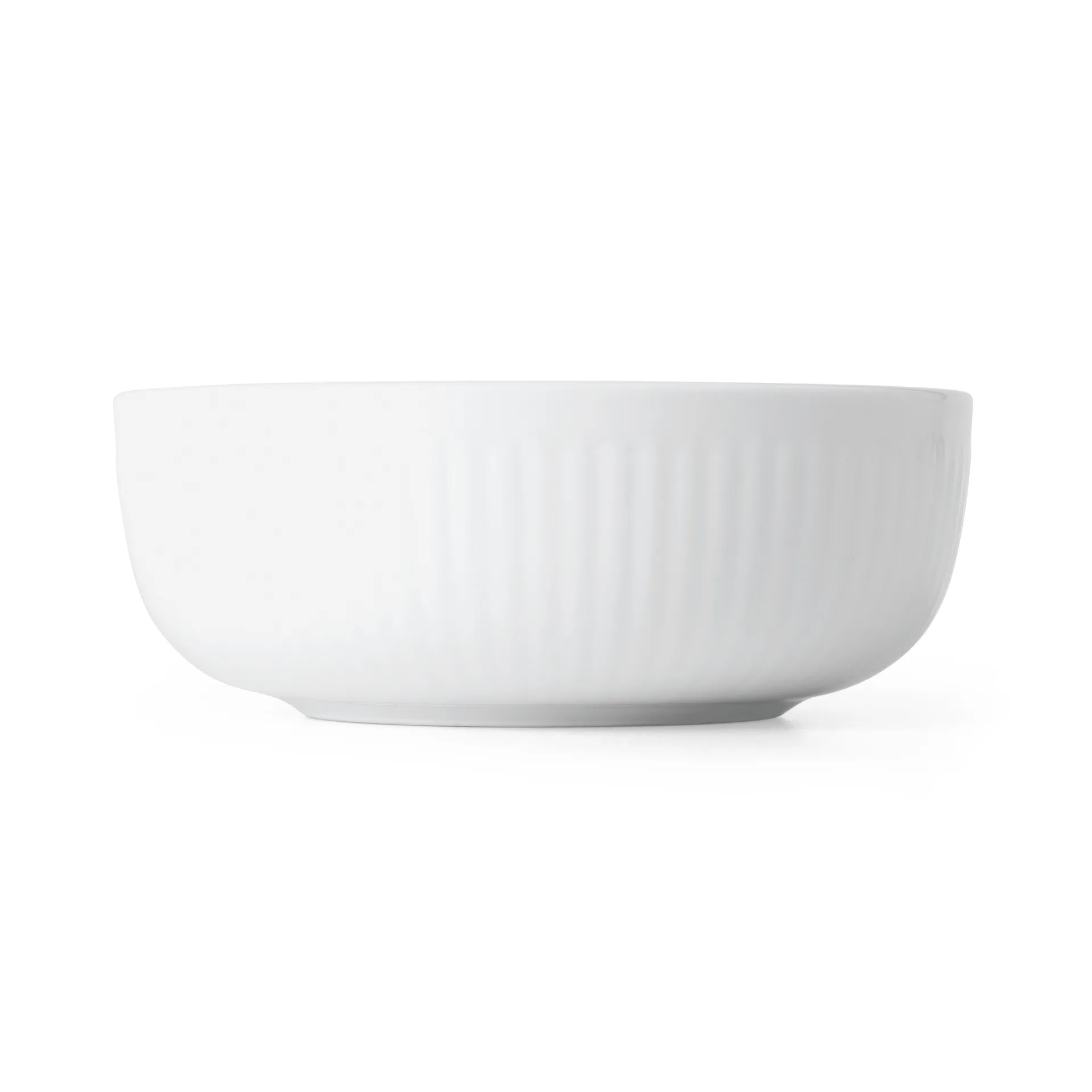 White Fluted serveringssett 4 deler, Hvit Royal Copenhagen