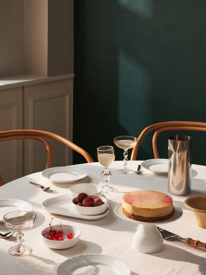 White Fluted serveringssett 4 deler - Hvit - Royal Copenhagen