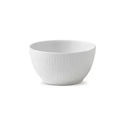 White Fluted sukkerskål, 15 cl Royal Copenhagen