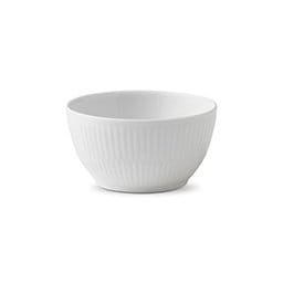 White Fluted sukkerskål - 15 cl - Royal Copenhagen