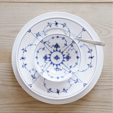 White Fluted tallerken - Diameter 27 cm - Royal Copenhagen