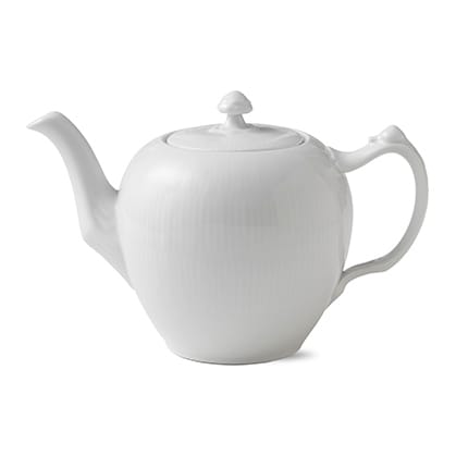 White Fluted tekanne - 100 cl - Royal Copenhagen