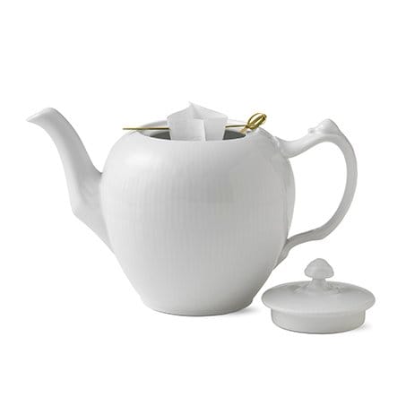 White Fluted tekanne, 100 cl Royal Copenhagen