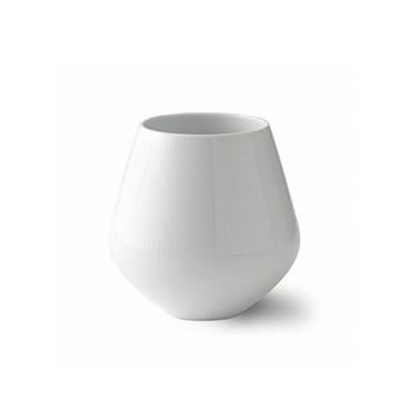 White Fluted vase, 15 cm Royal Copenhagen