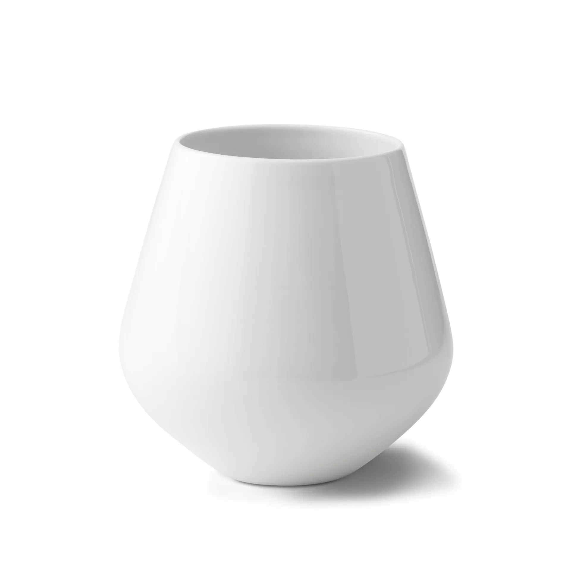 White Fluted vase, 20,5 Royal Copenhagen