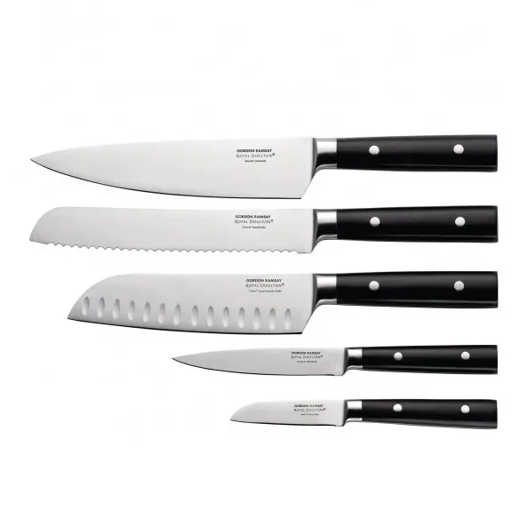 Gordon Ramsey knivblokk, 5 deler Royal Doulton
