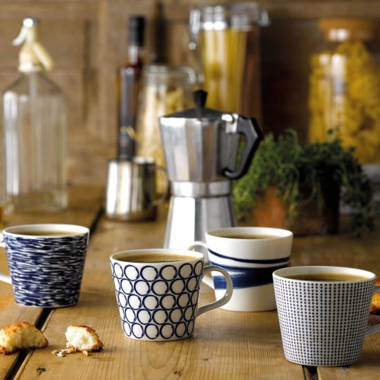 Pacific kopp blå 6 deler, liten Royal Doulton
