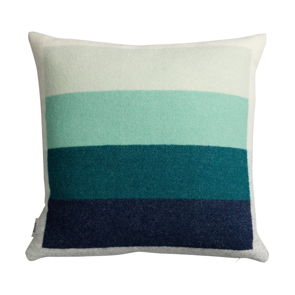 Bilde av Røros Tweed Åsmund bold pute 50x50 cm Red-turquoise