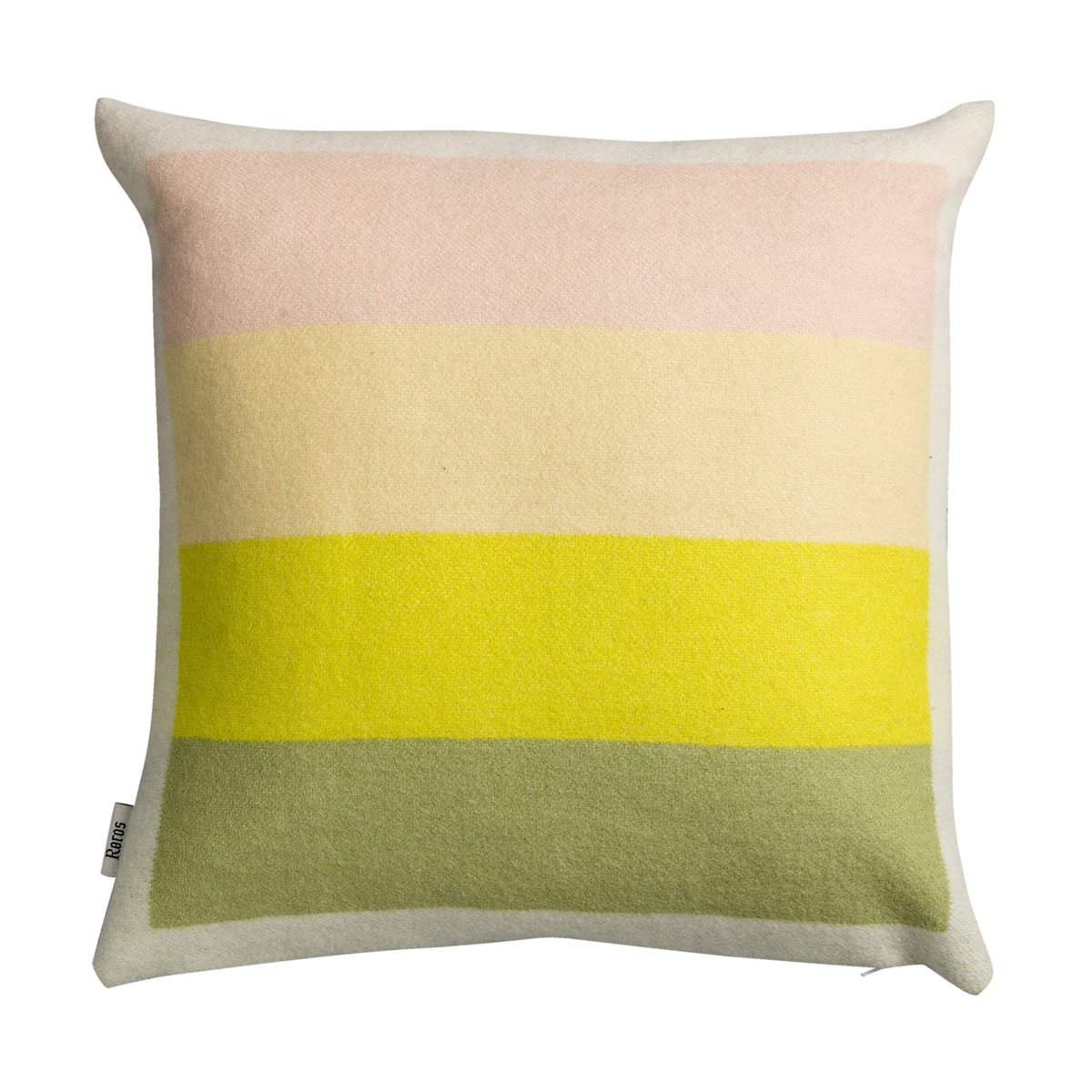 Bilde av Røros Tweed Åsmund bold pute 50x50 cm Yellow-blue