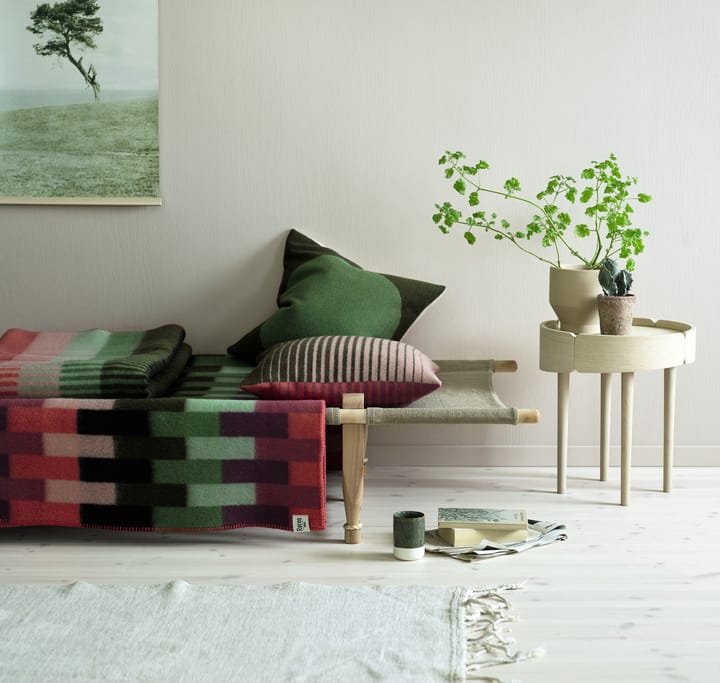 Åsmund bold teppe 135x200 cm, Pink-green Røros Tweed