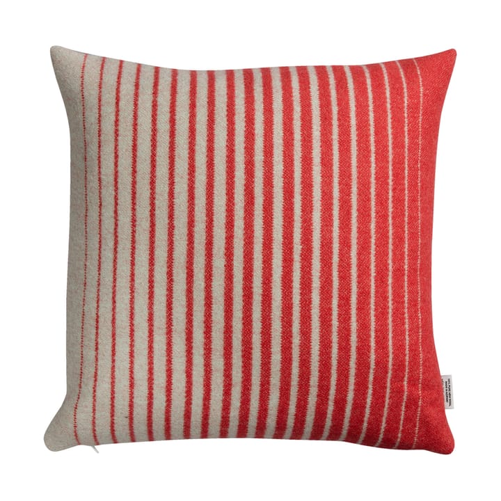 Åsmund gradient pute 50x50 cm, Red-turquoise Røros Tweed