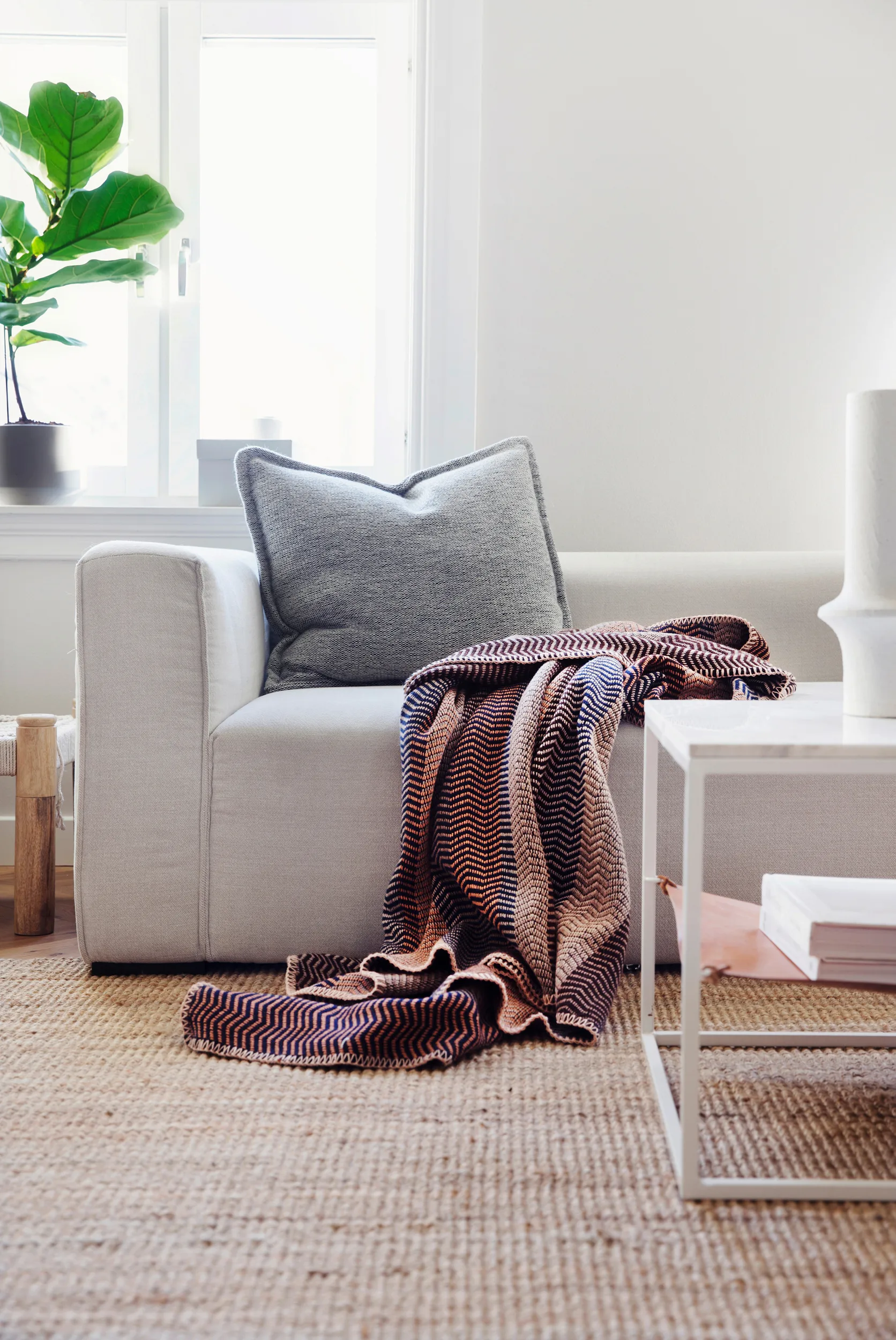 Fri teppe 150x200 cm, By the fire Røros Tweed