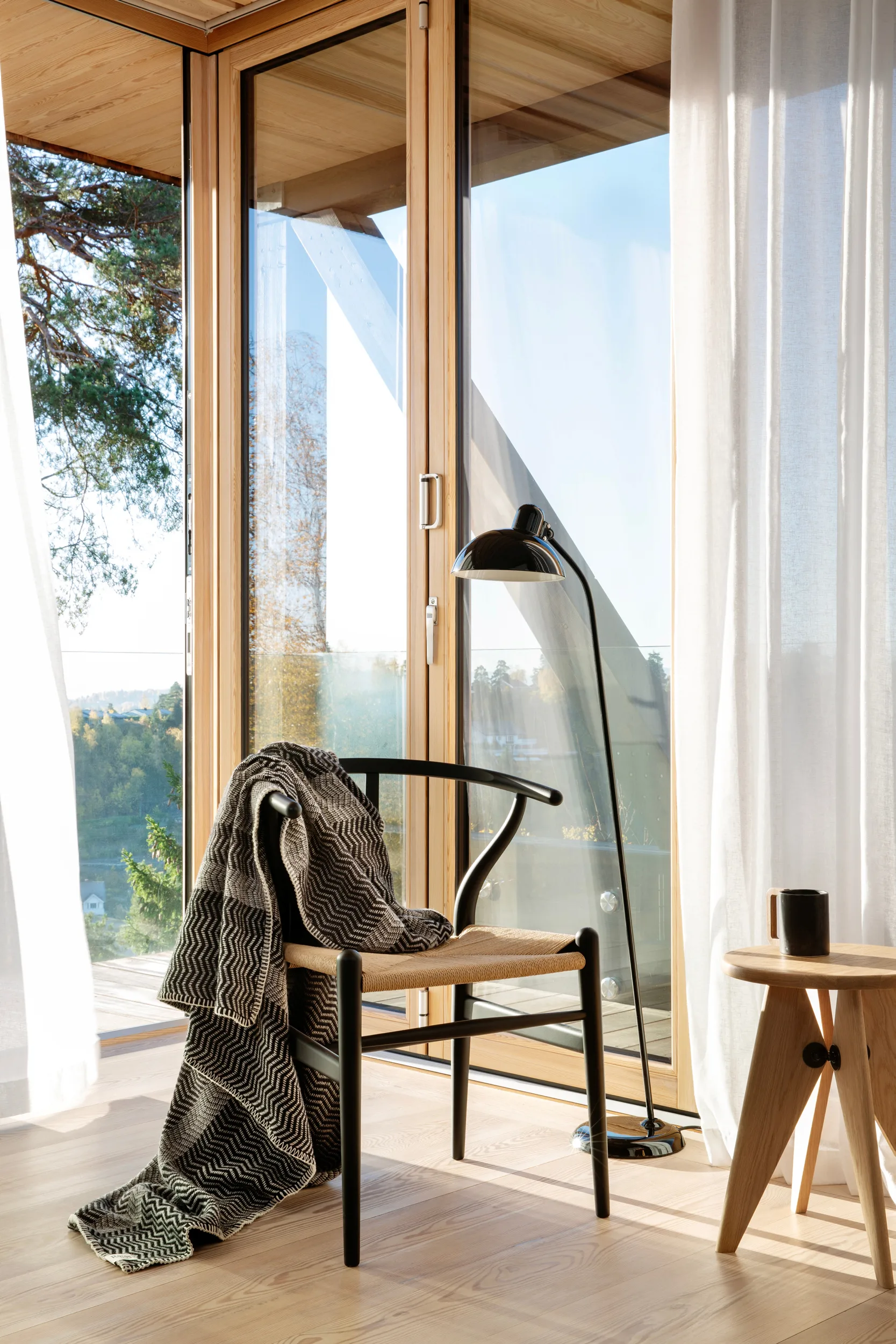 Fri teppe 150x200 cm, Gray day Røros Tweed