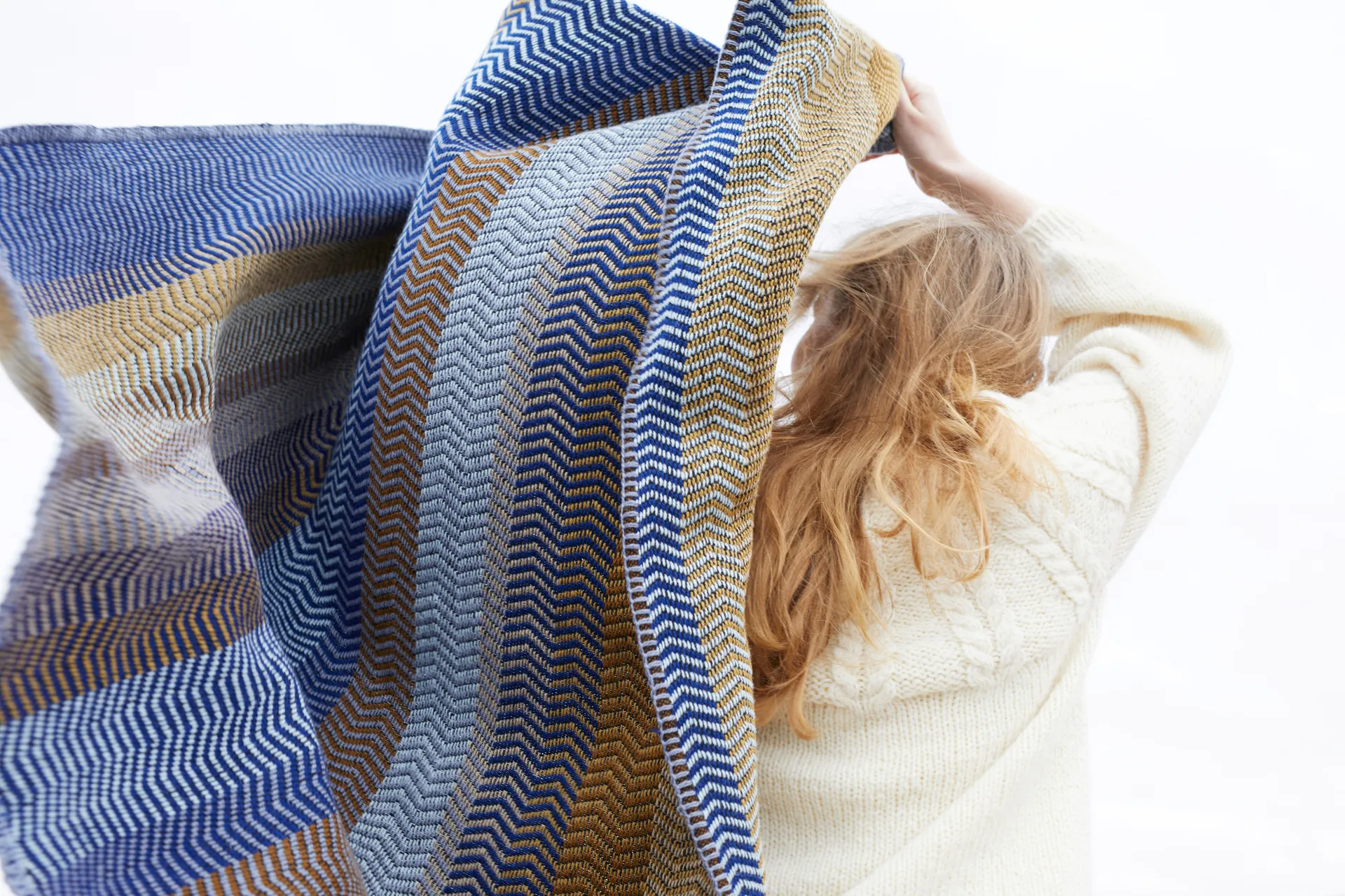 Fri teppe 150x200 cm, November view Røros Tweed