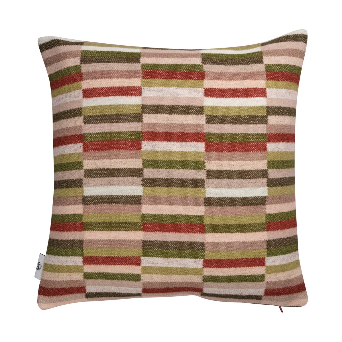 Rros Tweed Ida pute 50x50 cm Olive burgundy | Skandinavisk Design | Puter | Multi
