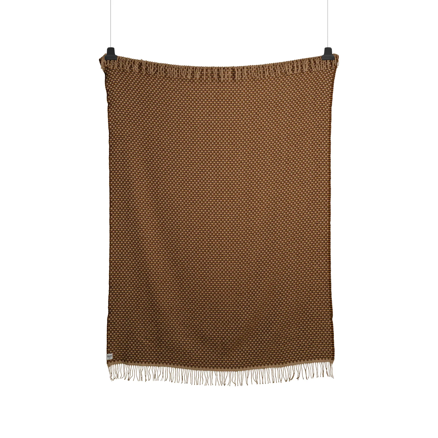 Isak pledd 150x210 cm, Chestnut Røros Tweed