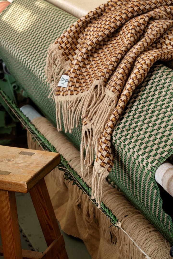 Isak pledd 150x210 cm, Chestnut Røros Tweed