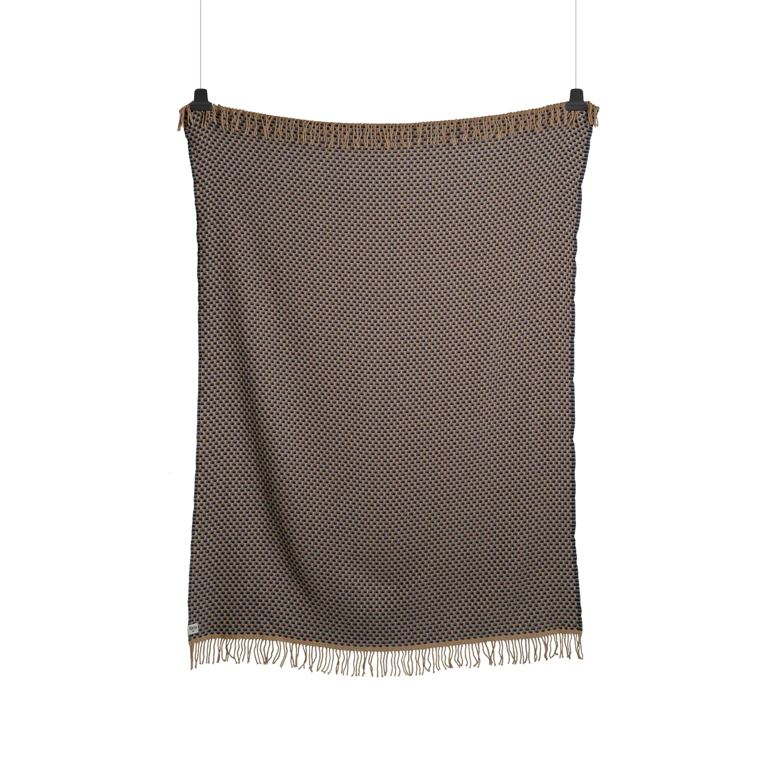 Isak pledd 150x210 cm, Far away blue Røros Tweed