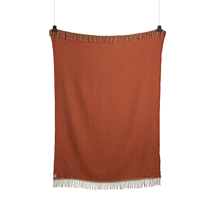 Isak pledd 150x210 cm - Red sumac - Røros Tweed
