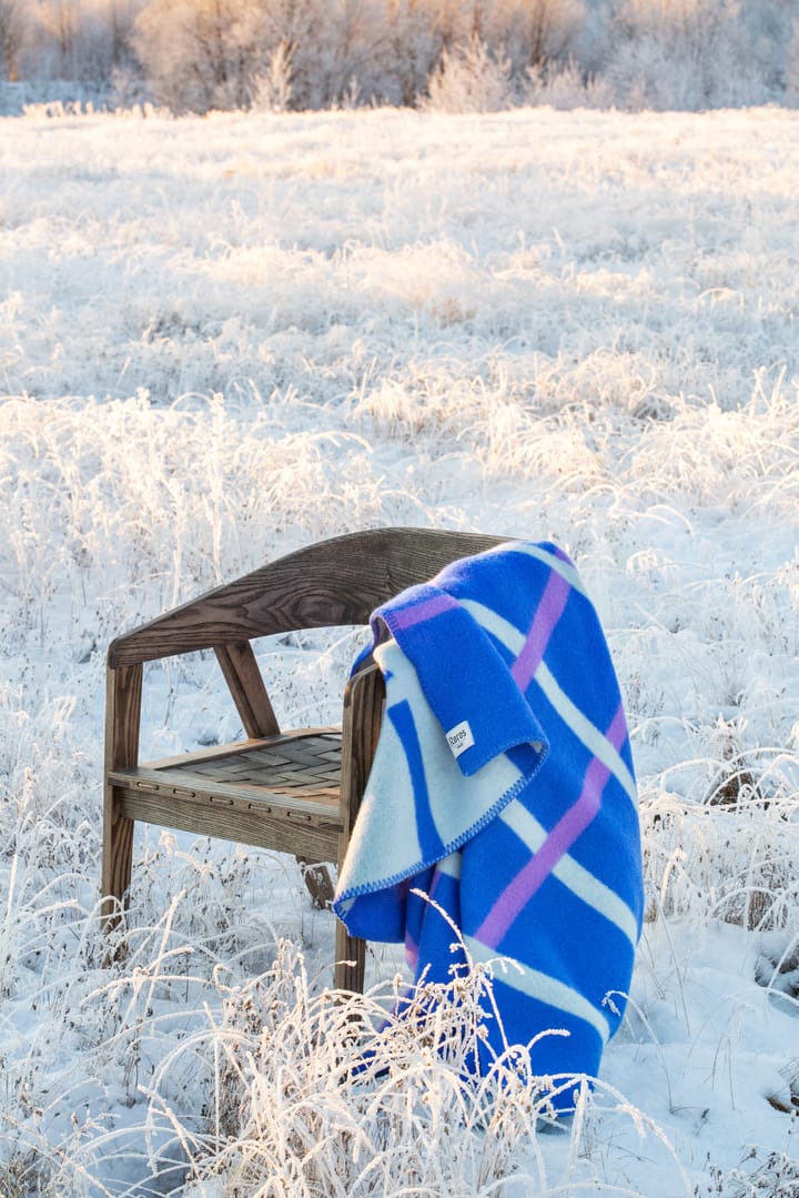 Knut teppe 135x200 cm - Blue - Røros Tweed